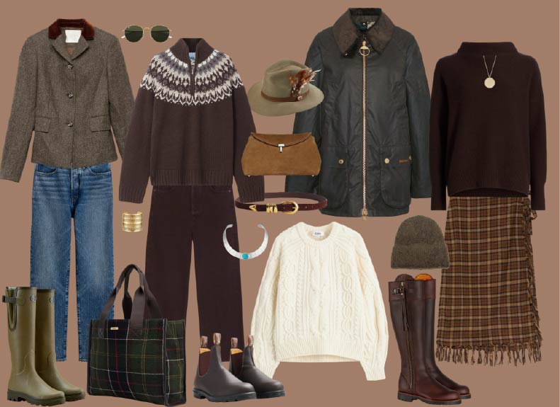 English-inspired winter wardrobe