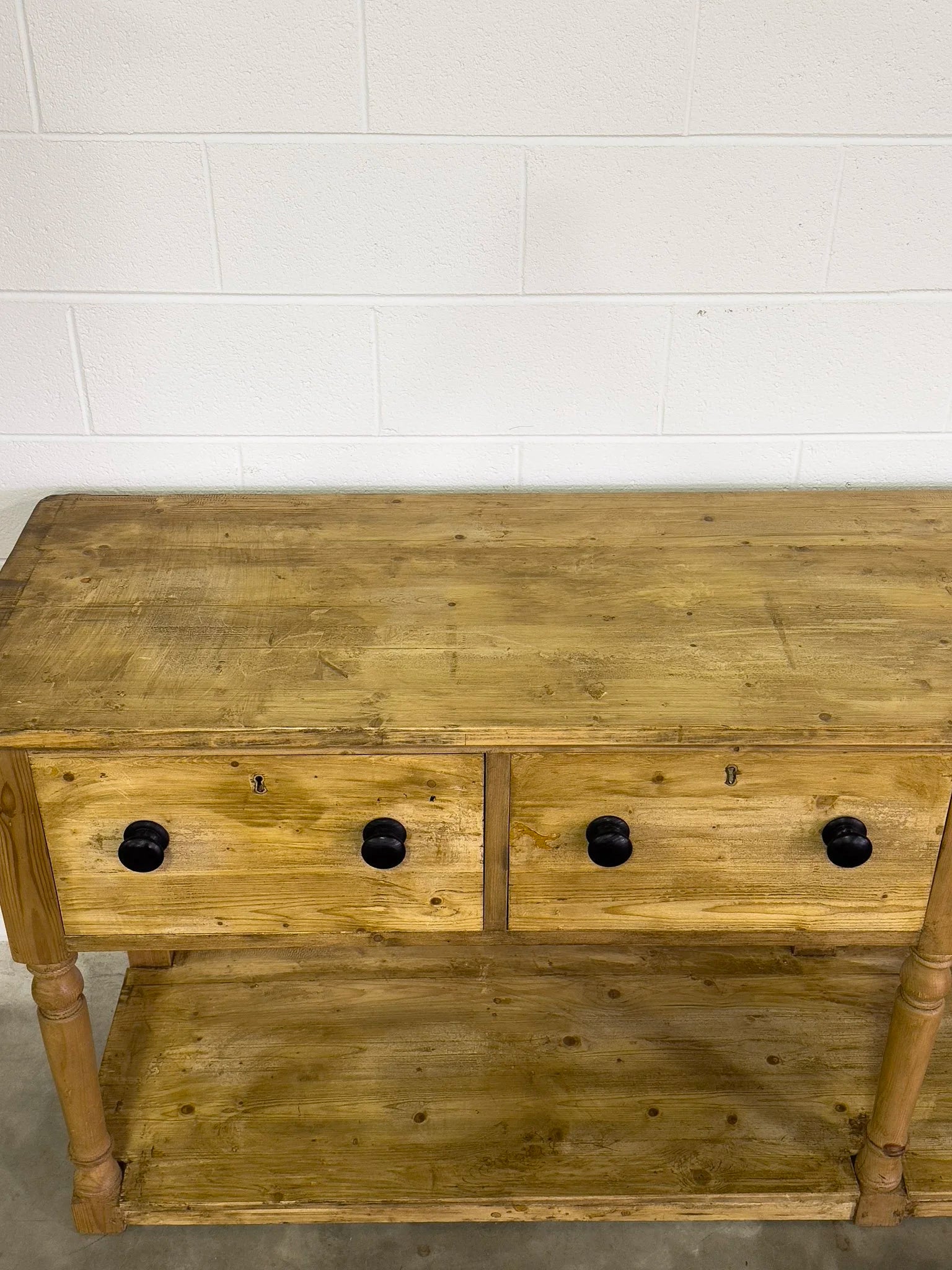 English antique pine potboard