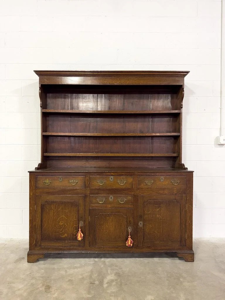 1800s Welsh oak kitchen dresser - House on Horizon