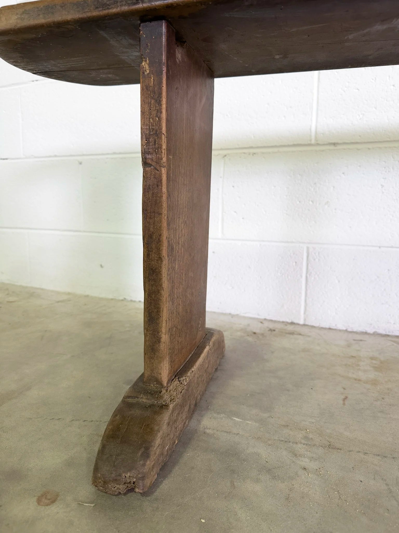 Antique oak bench