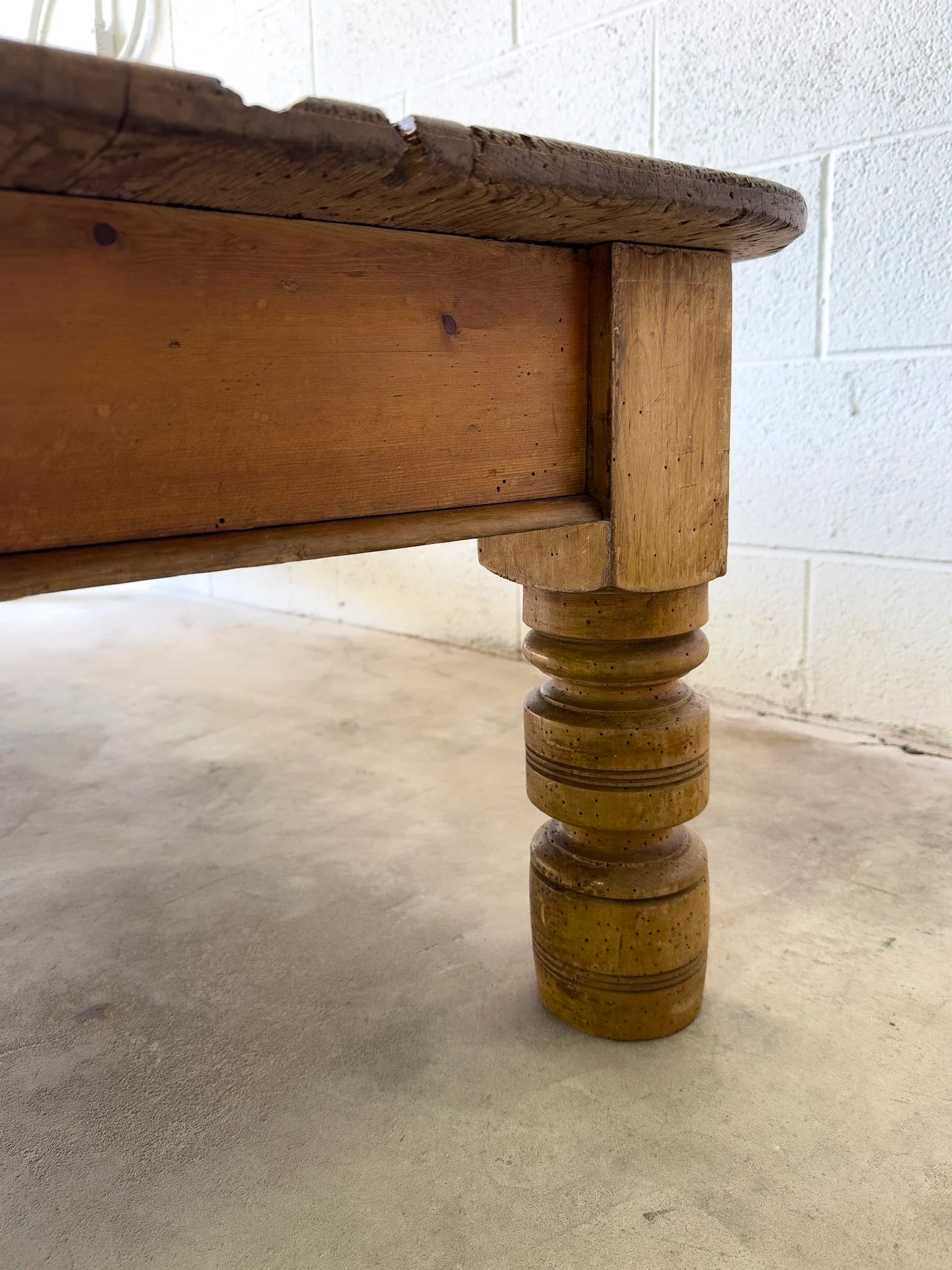 Victorian Antique Pine Coffee Table