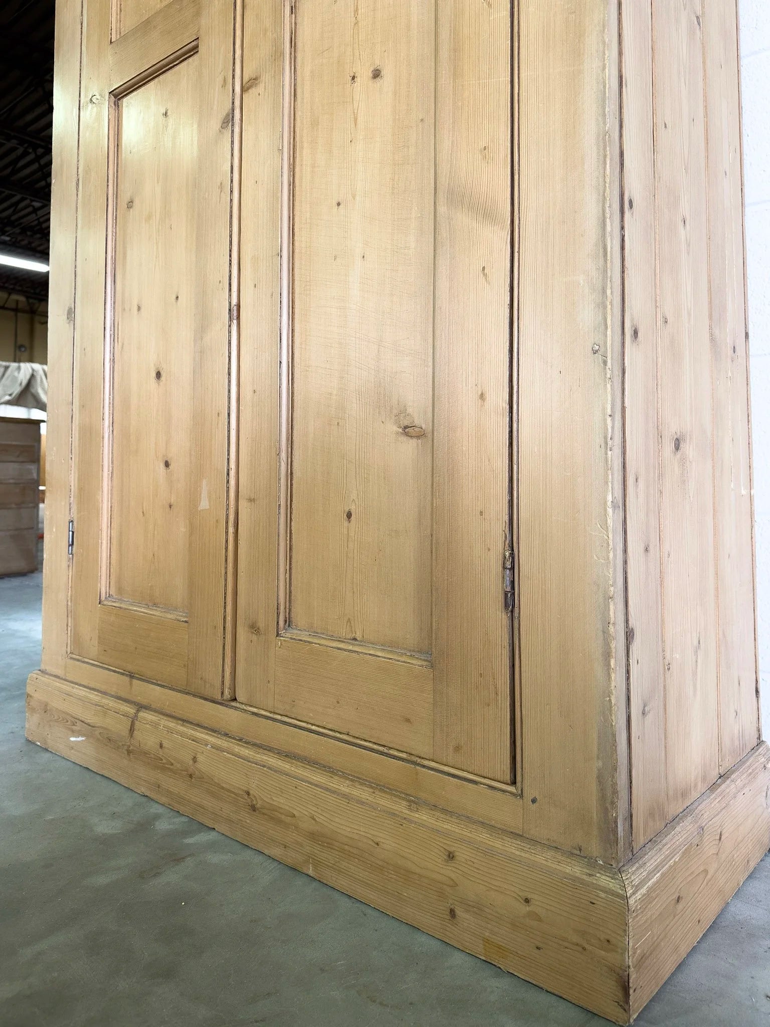 Tall Antique Pine Cupboard
