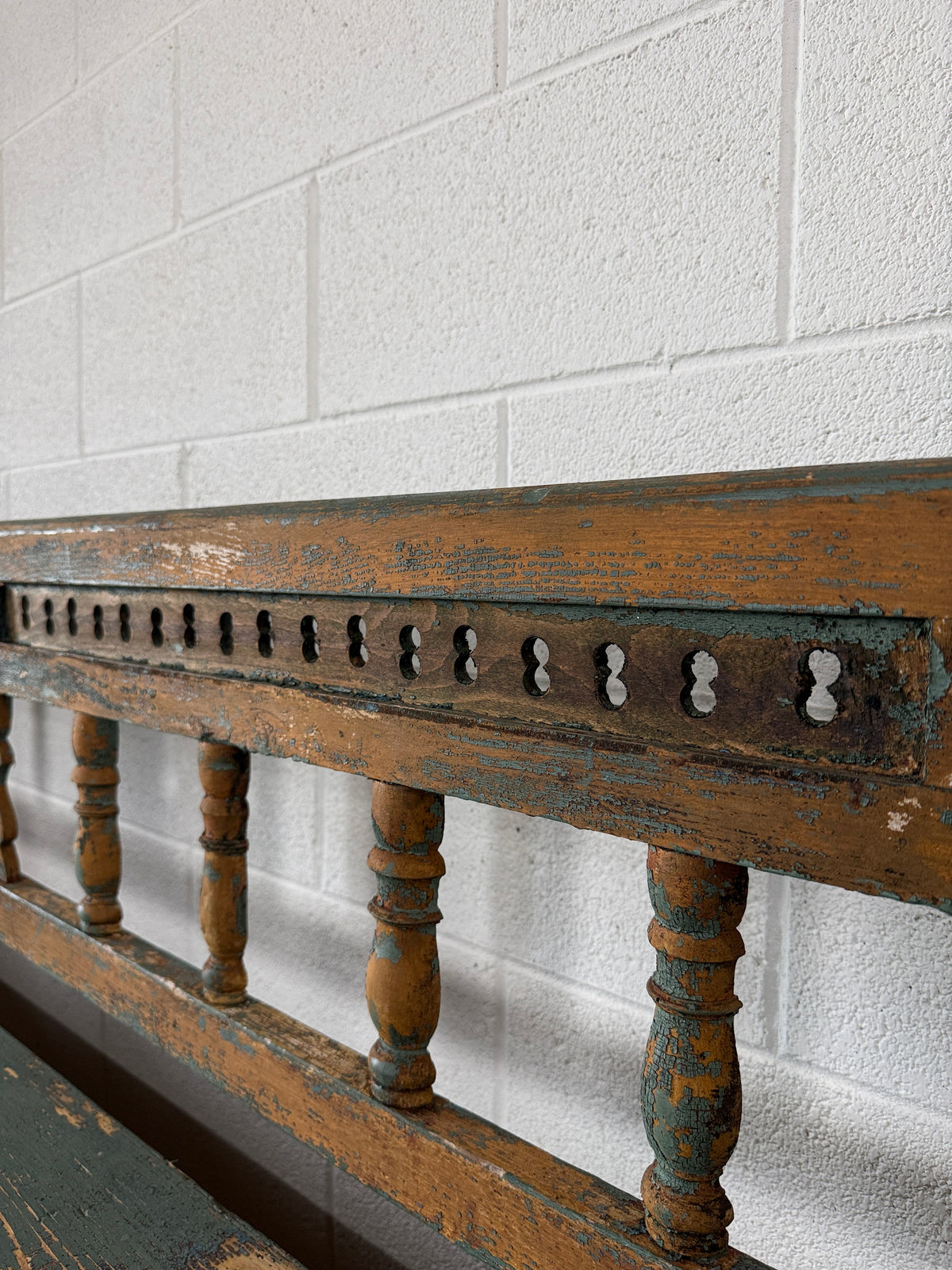 Antique European Storage Bench