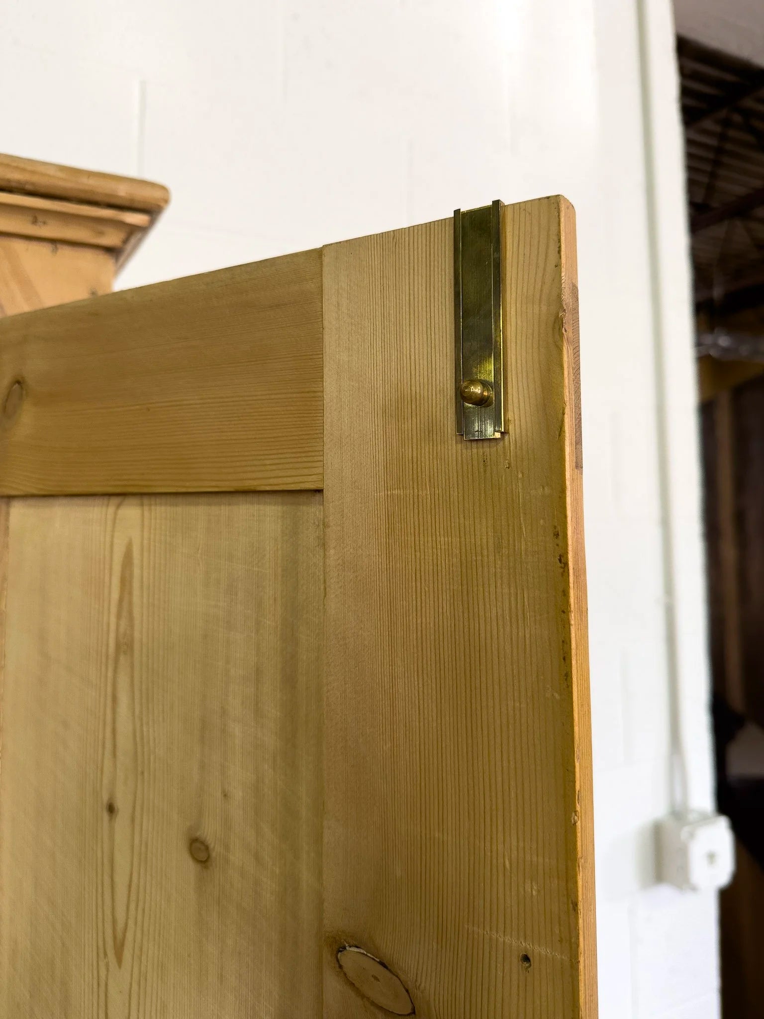 Tall Antique Pine Cupboard
