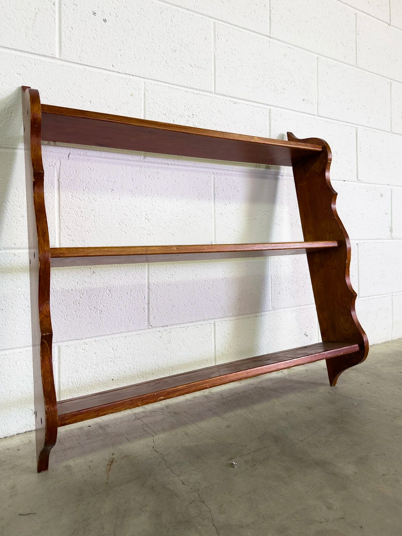 Antique Pine Wall Shelf