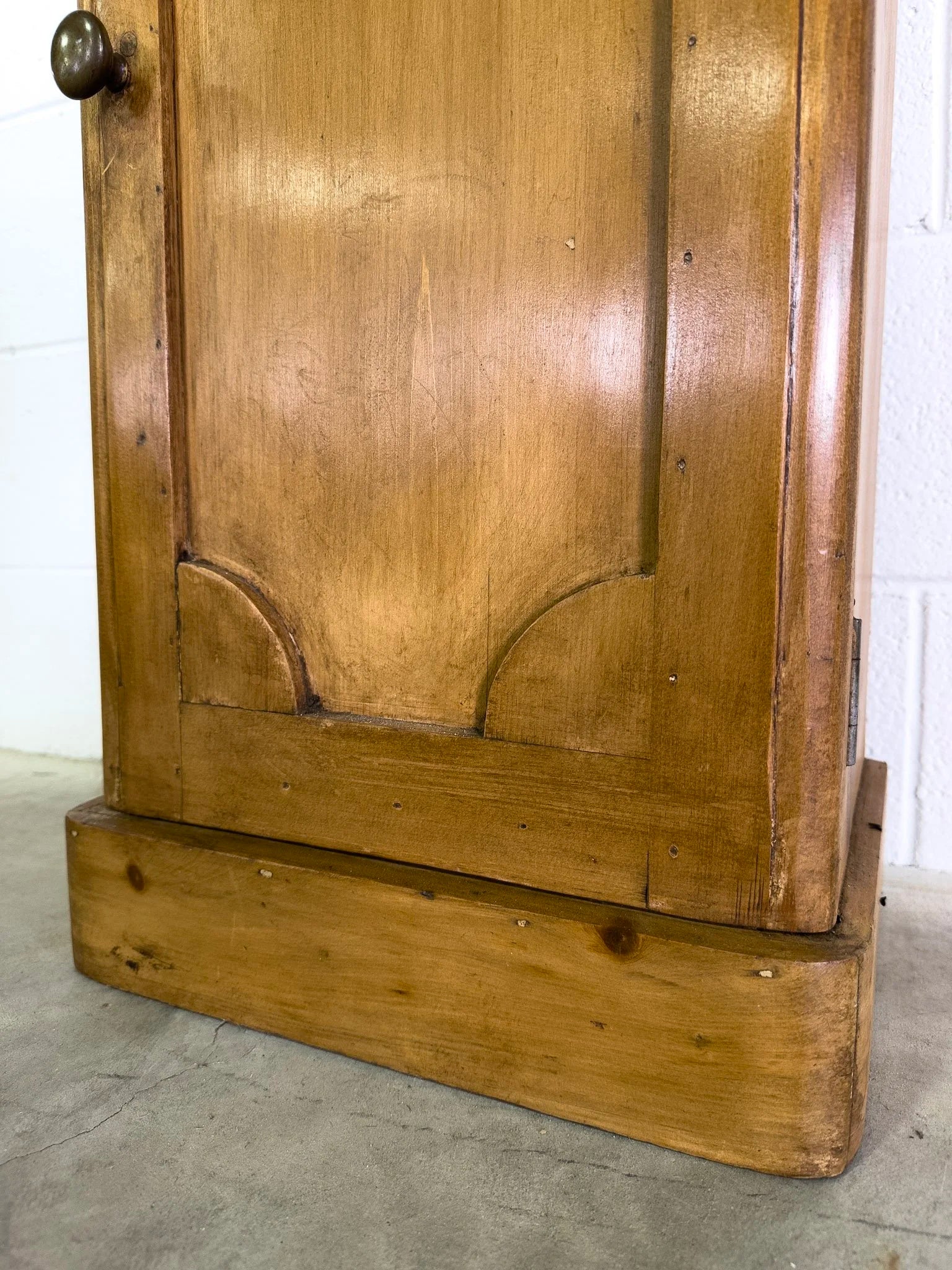 Small antique pine cupboard
