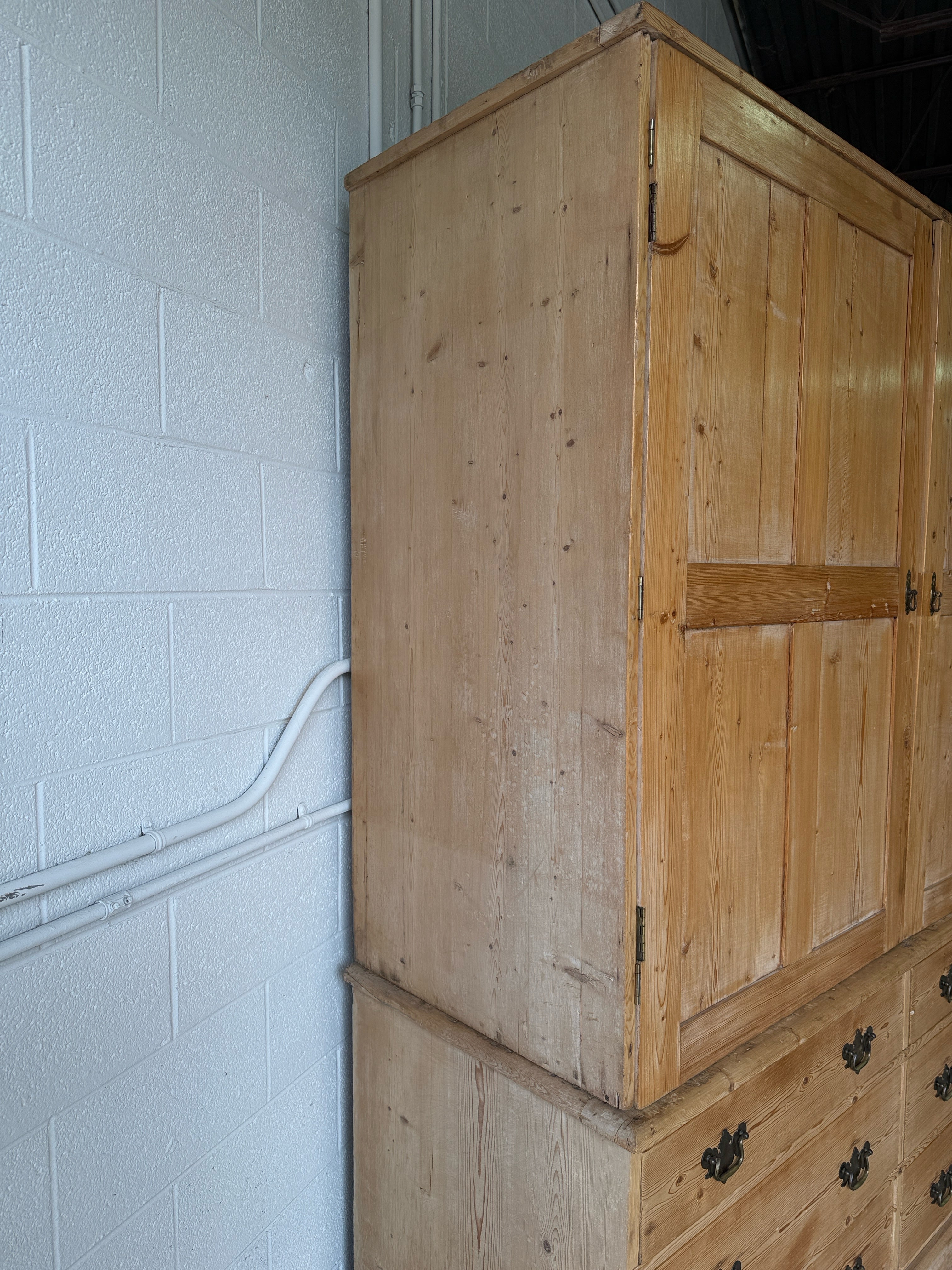 Antique English housekeepers cupboard- country house design