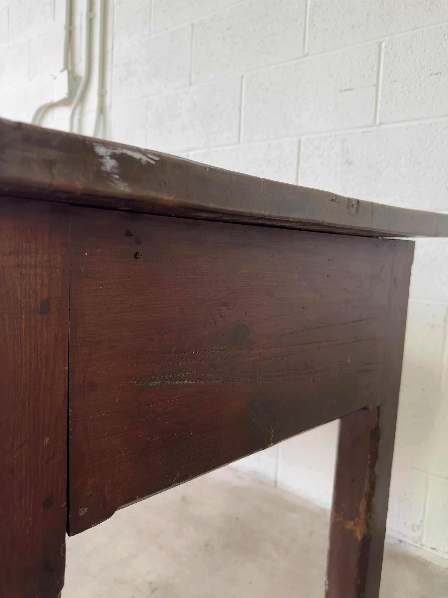 Antique English oak buffet