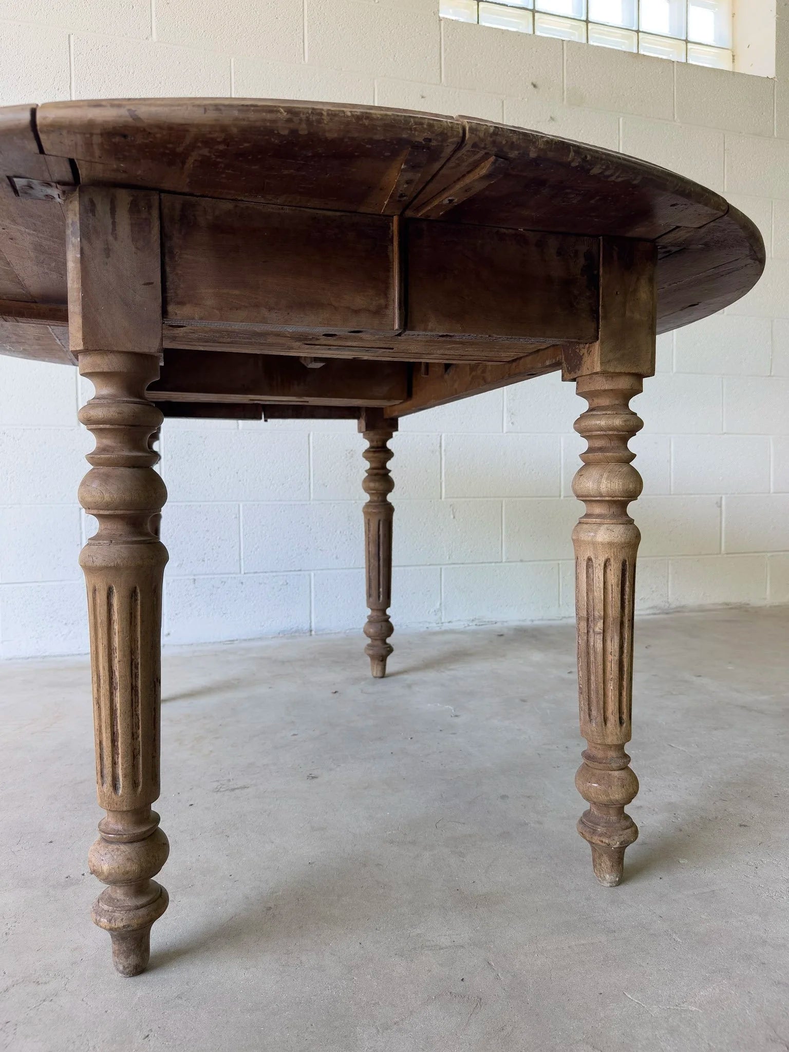 Antique French Drop Leaf Table
