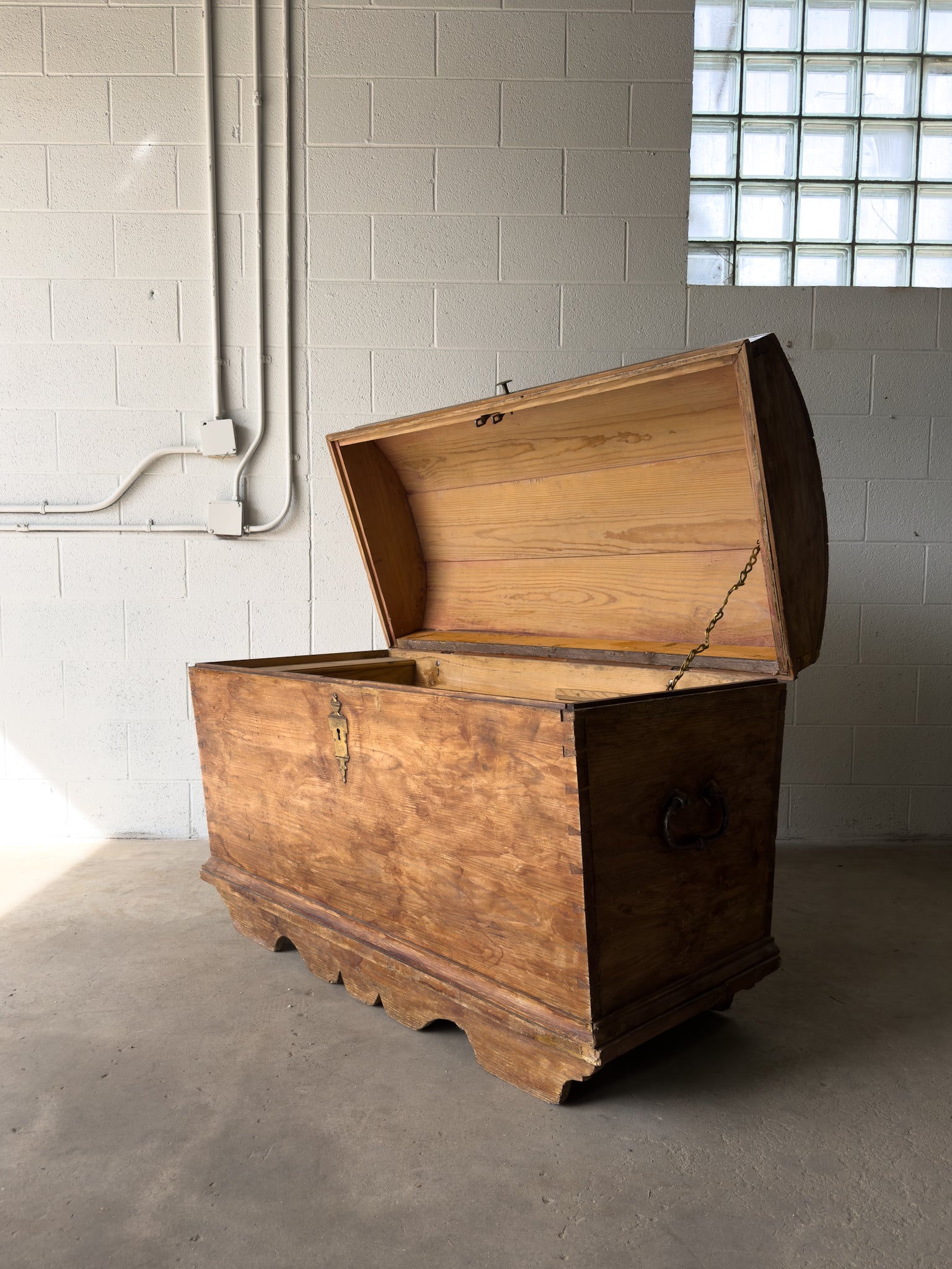 Antique Scottish Pine Trunk