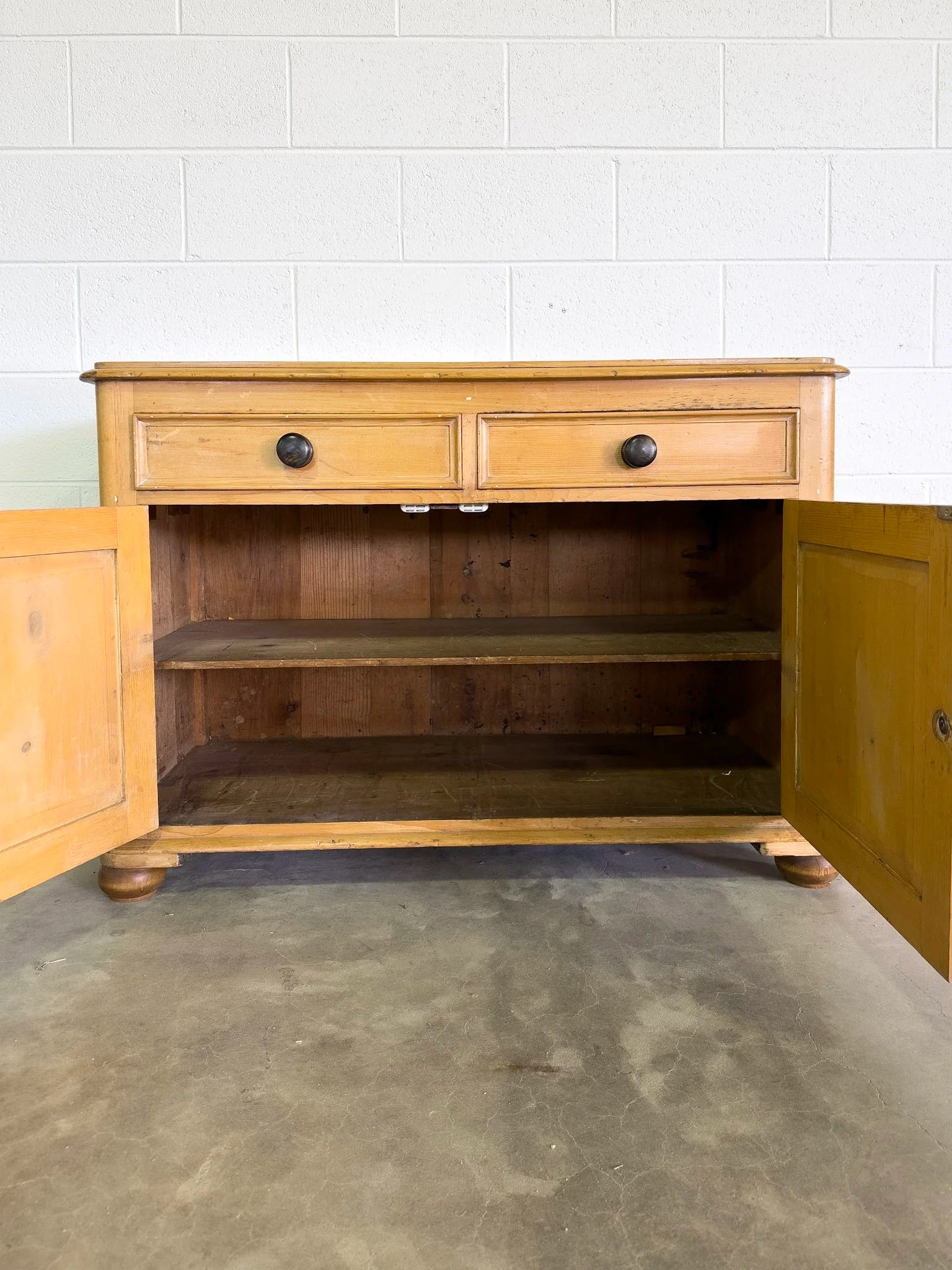 Charming Antique Pine Sideboard