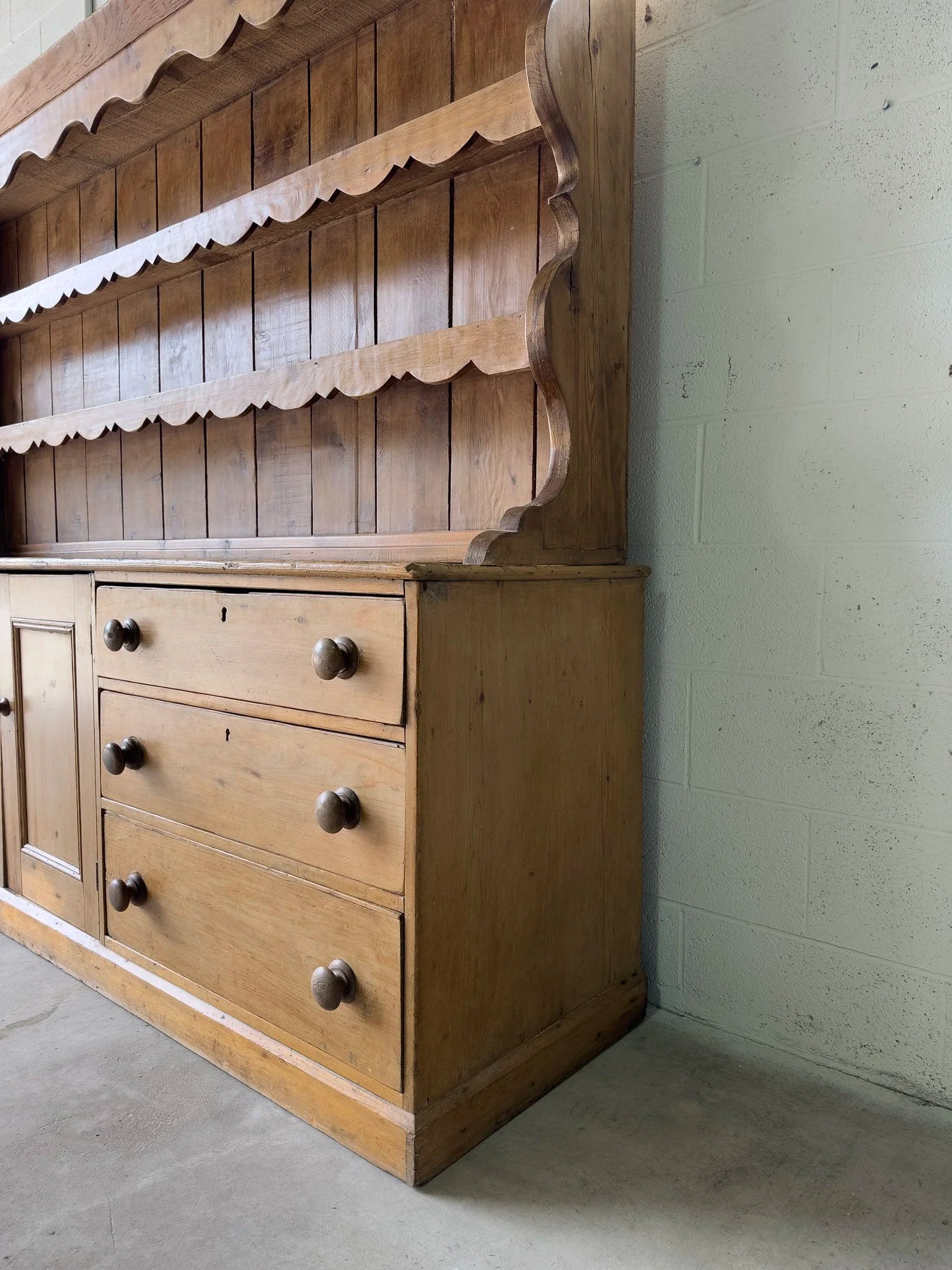 Antique Irish Kitchen Dresser