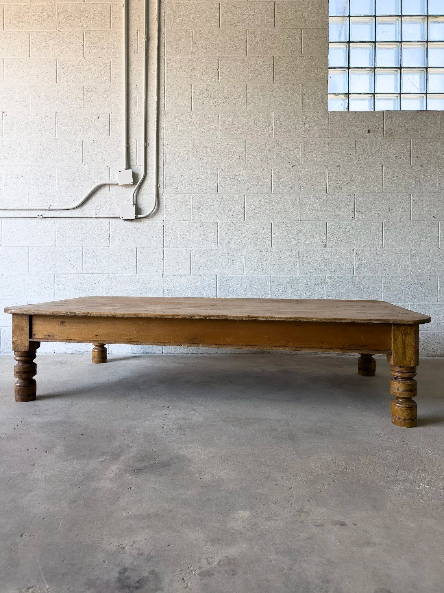 Victorian Antique Pine Coffee Table