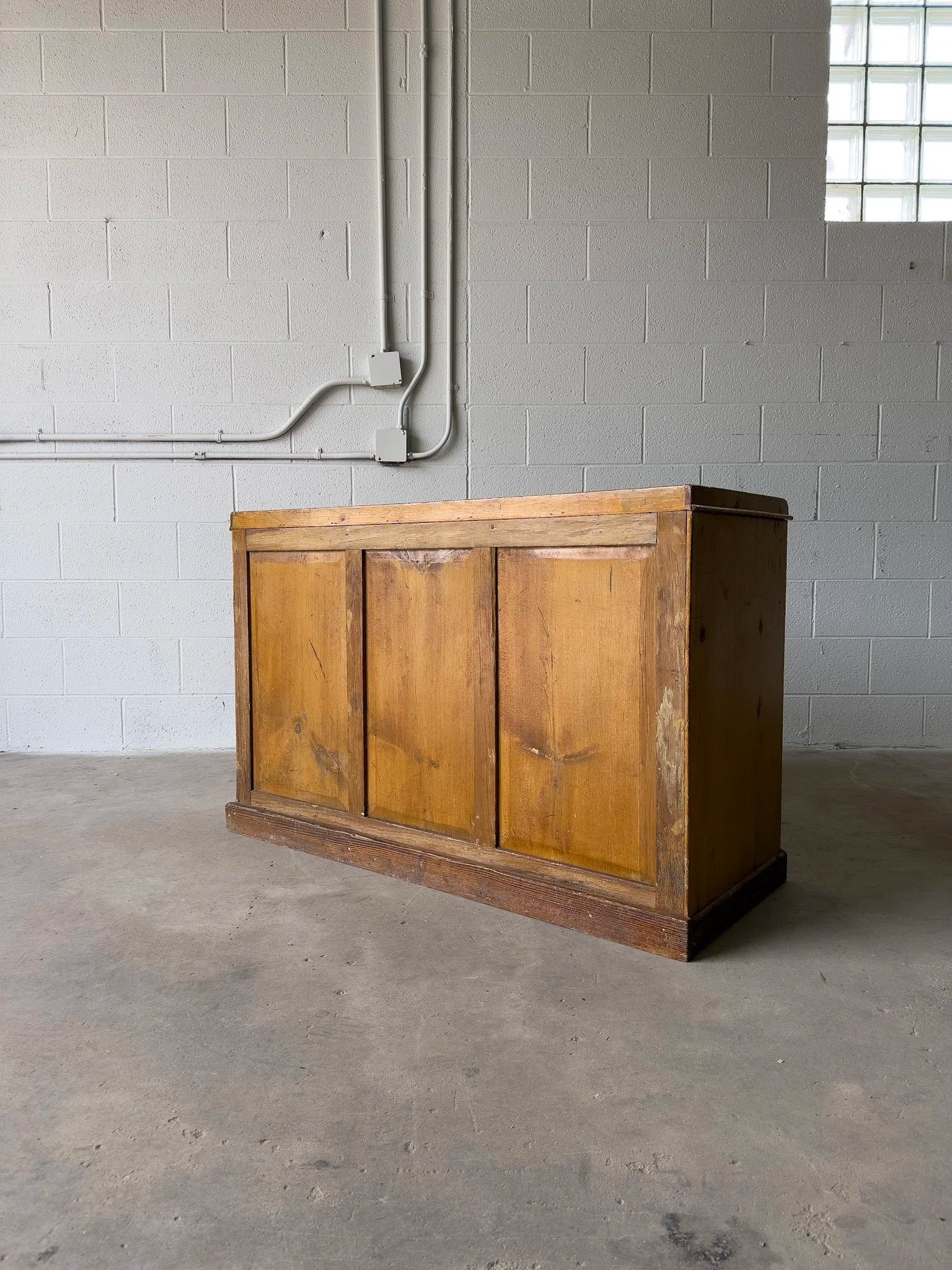 Antique English Desk or Sideboard - Classic Design