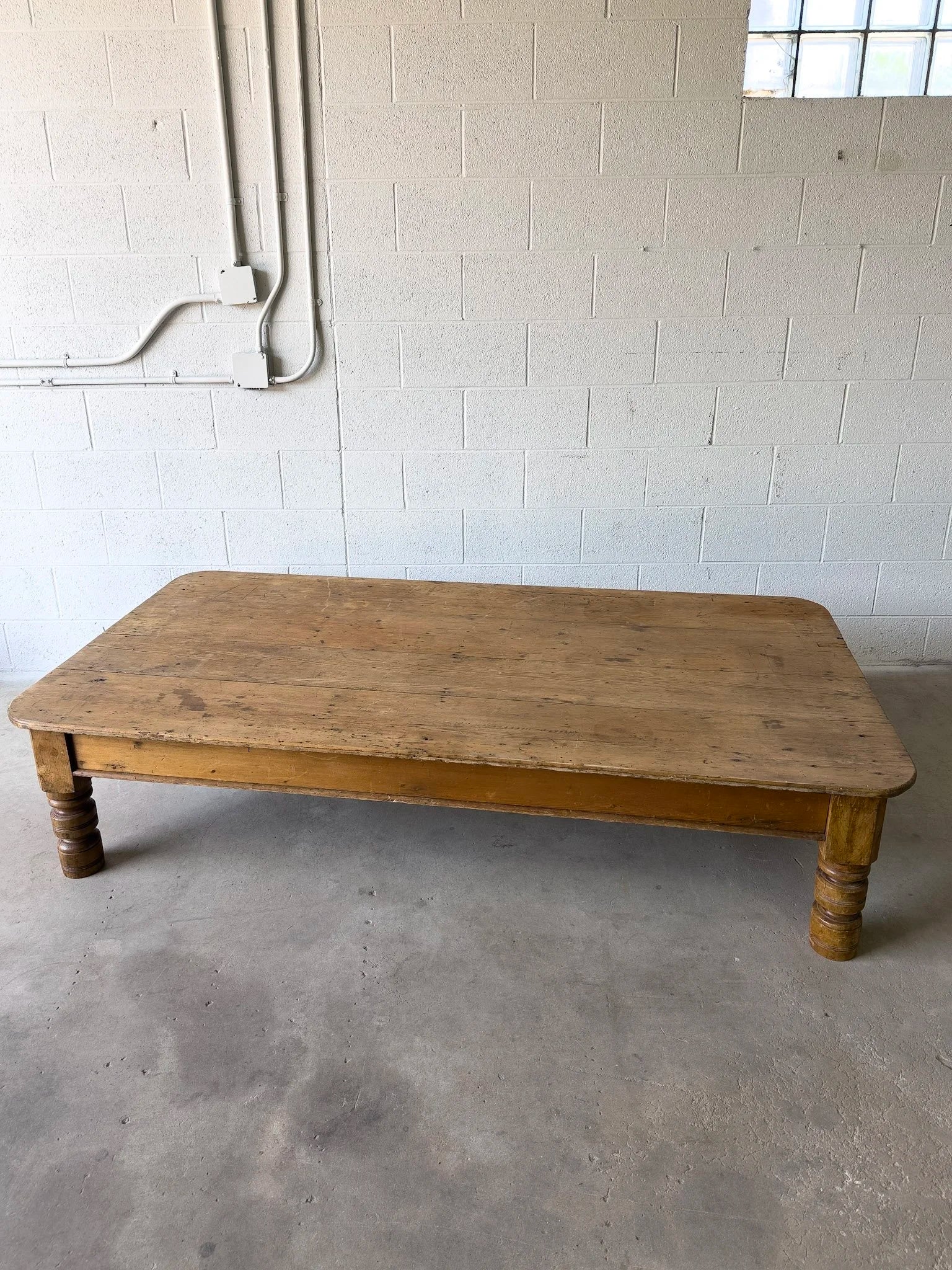 Victorian Antique Pine Coffee Table