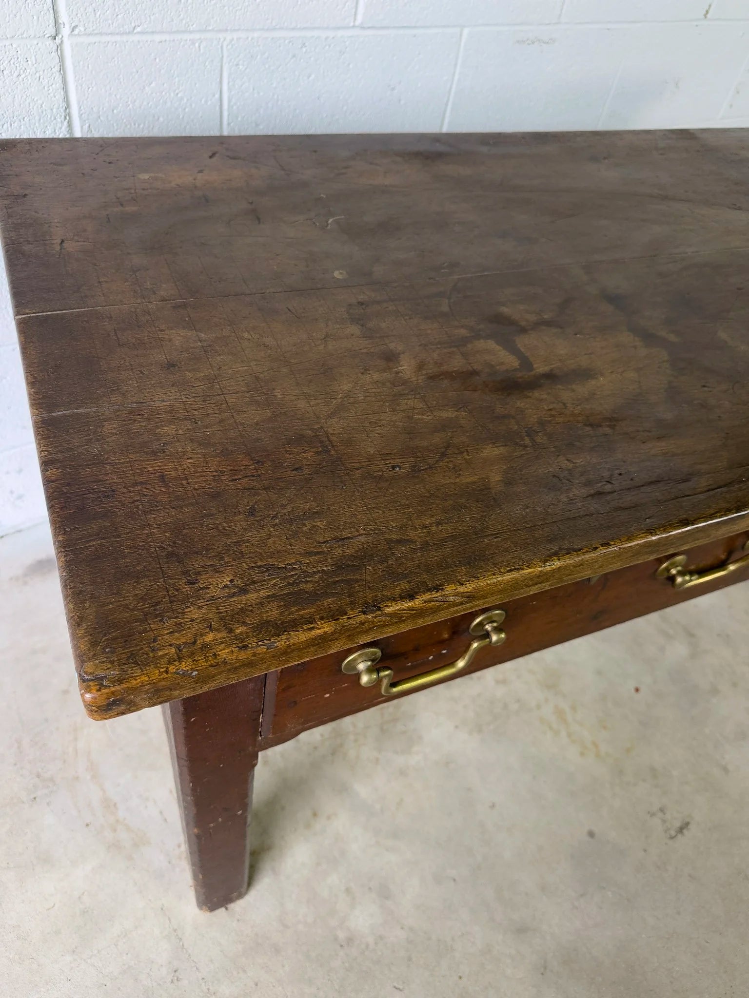 Antique English oak buffet
