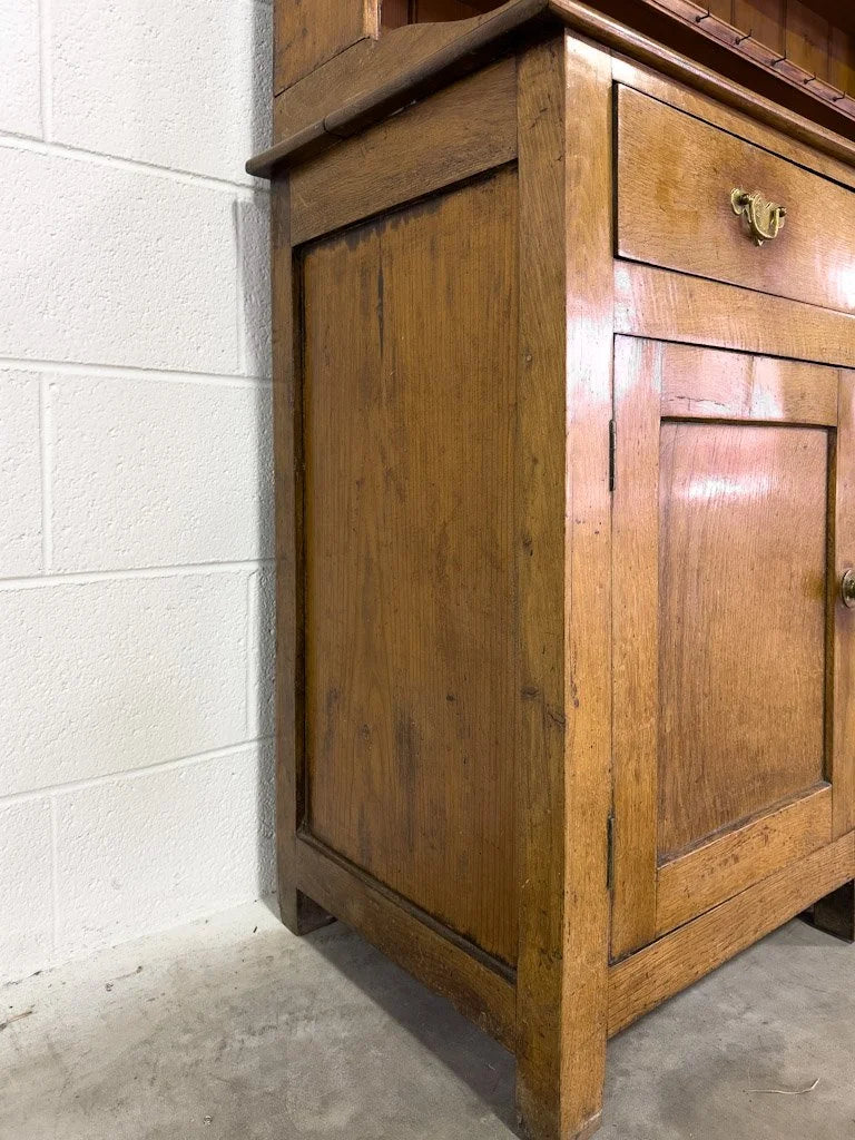 Antique oak kitchen dresser