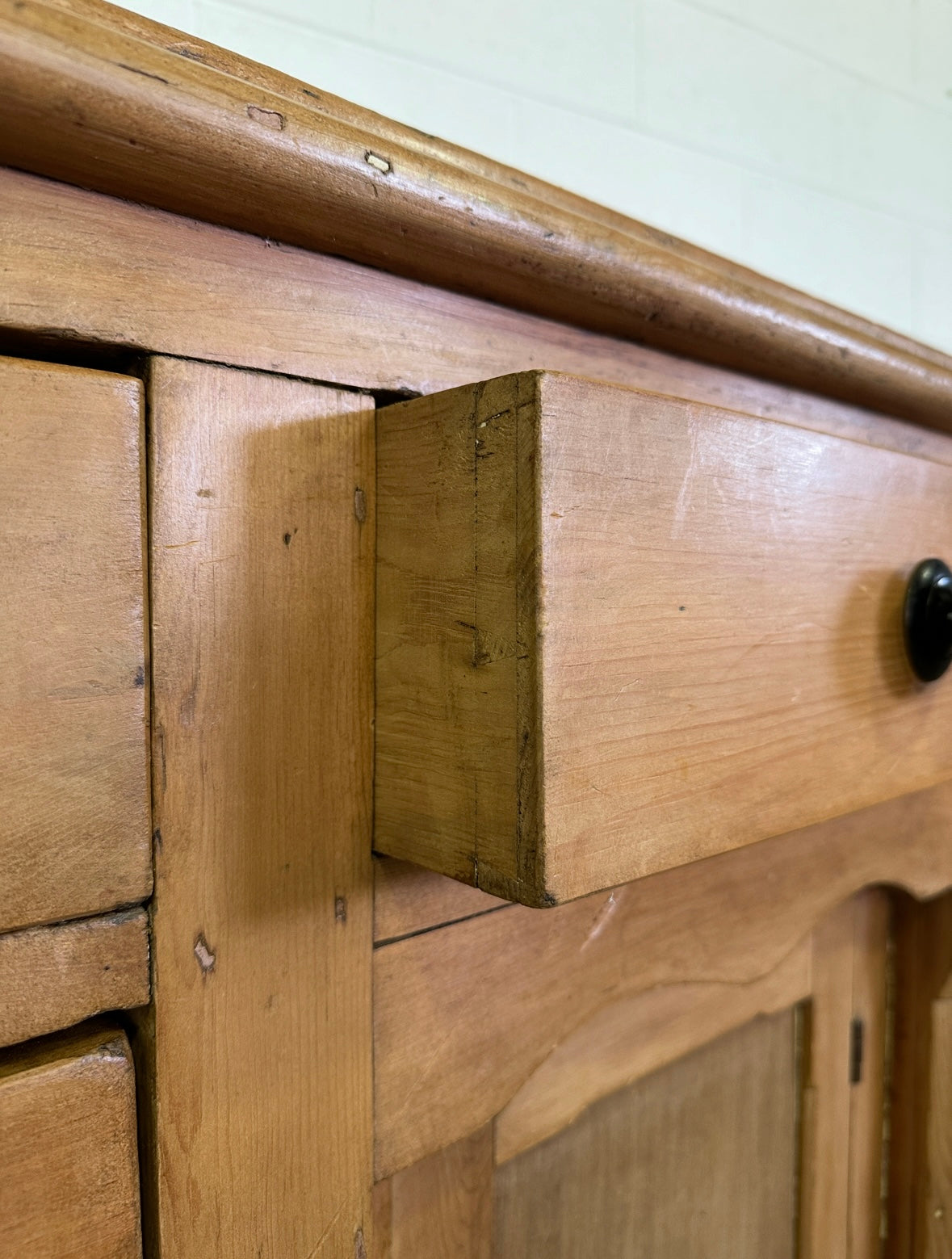 Victorian Pine Sideboard – English, Circa 19th Century