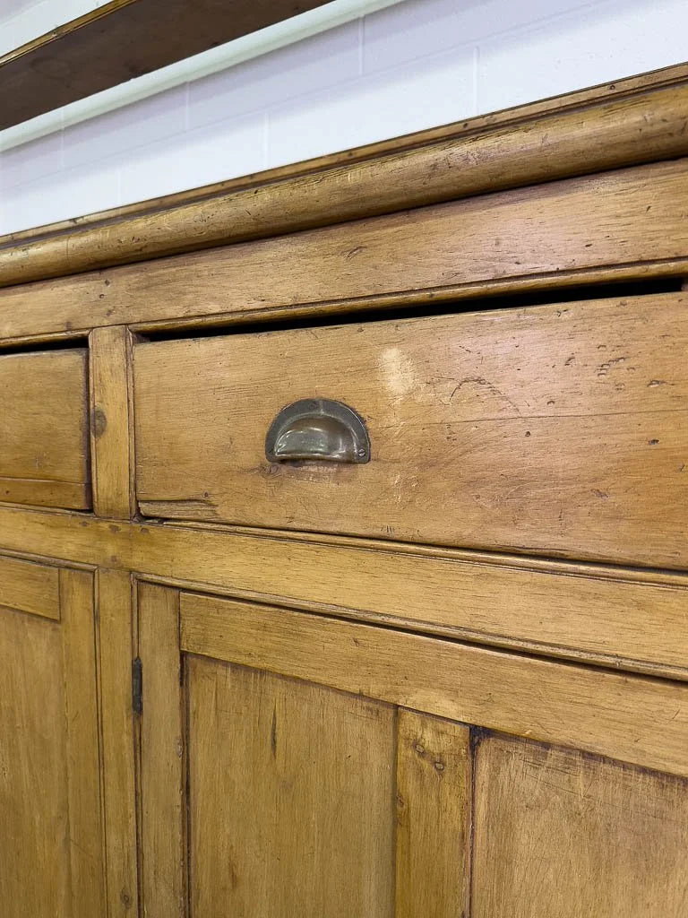 Incredible English pine kitchen dresser