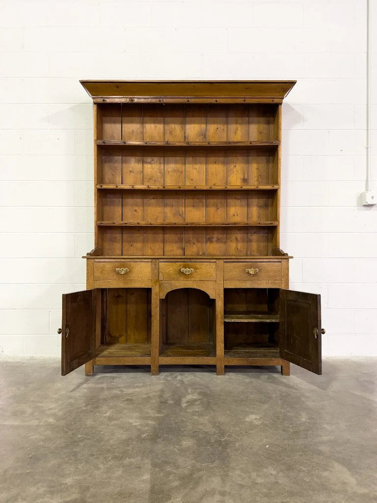 Antique oak kitchen dresser