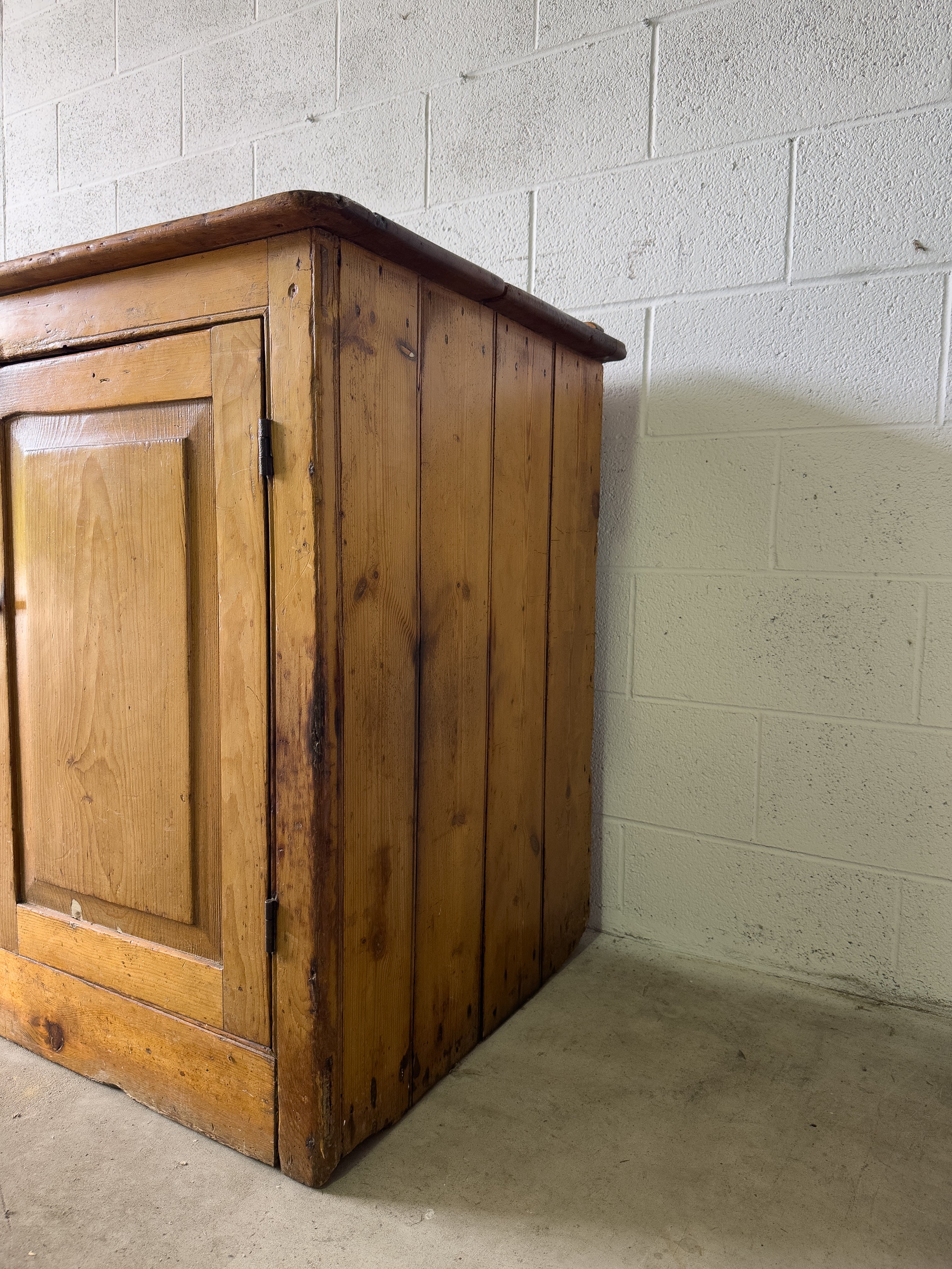 Large antique English sideboard