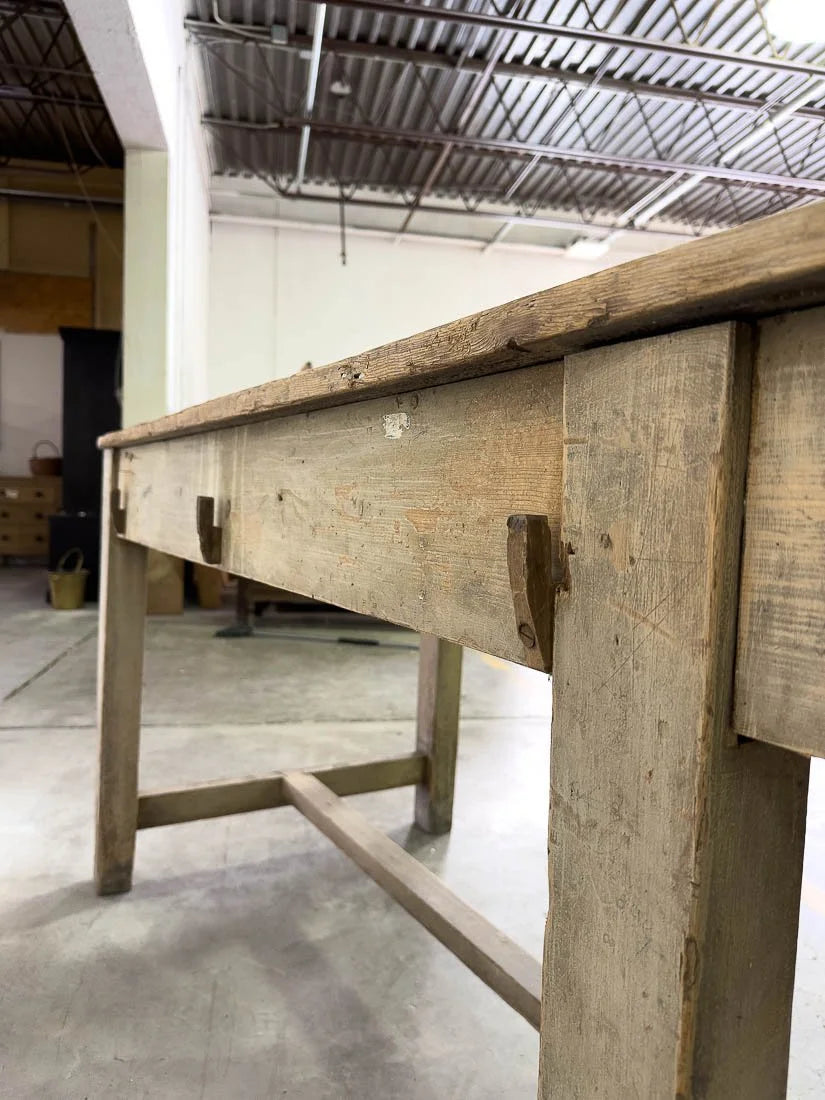 10’ antique kitchen island