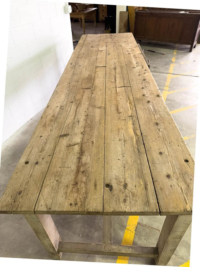 10’ antique kitchen island