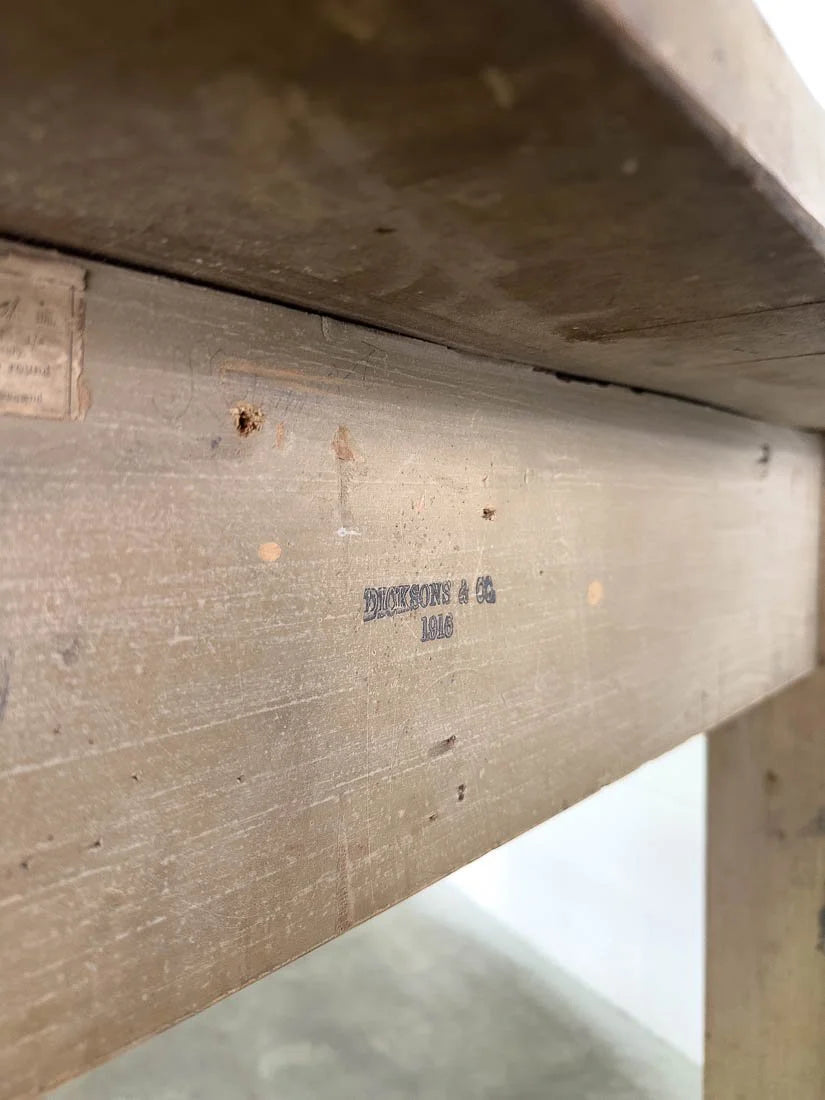 10’ antique kitchen island