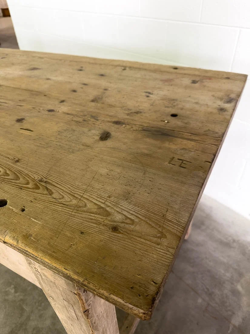 10’ antique kitchen island