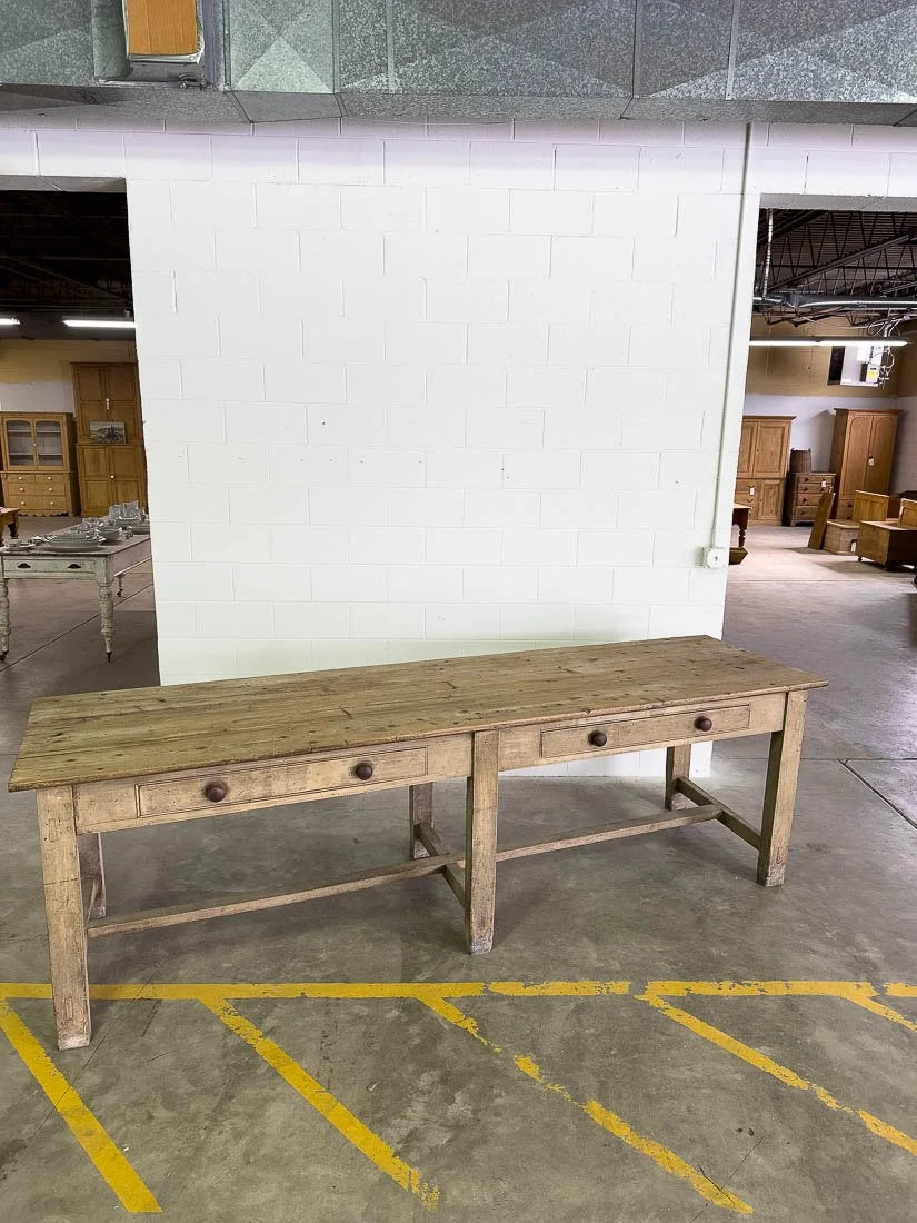 10’ antique kitchen island