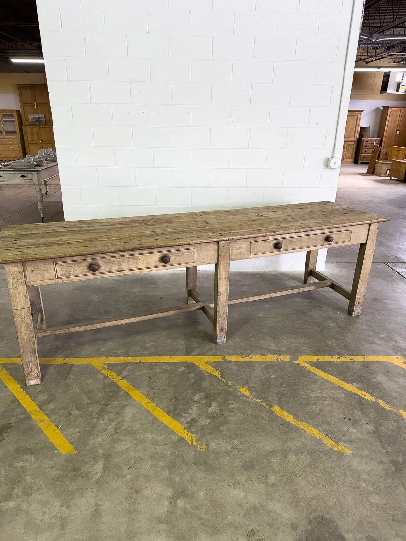 10’ antique kitchen island