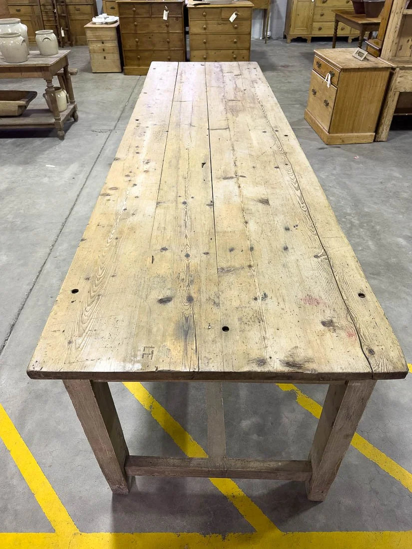 10’ antique kitchen island