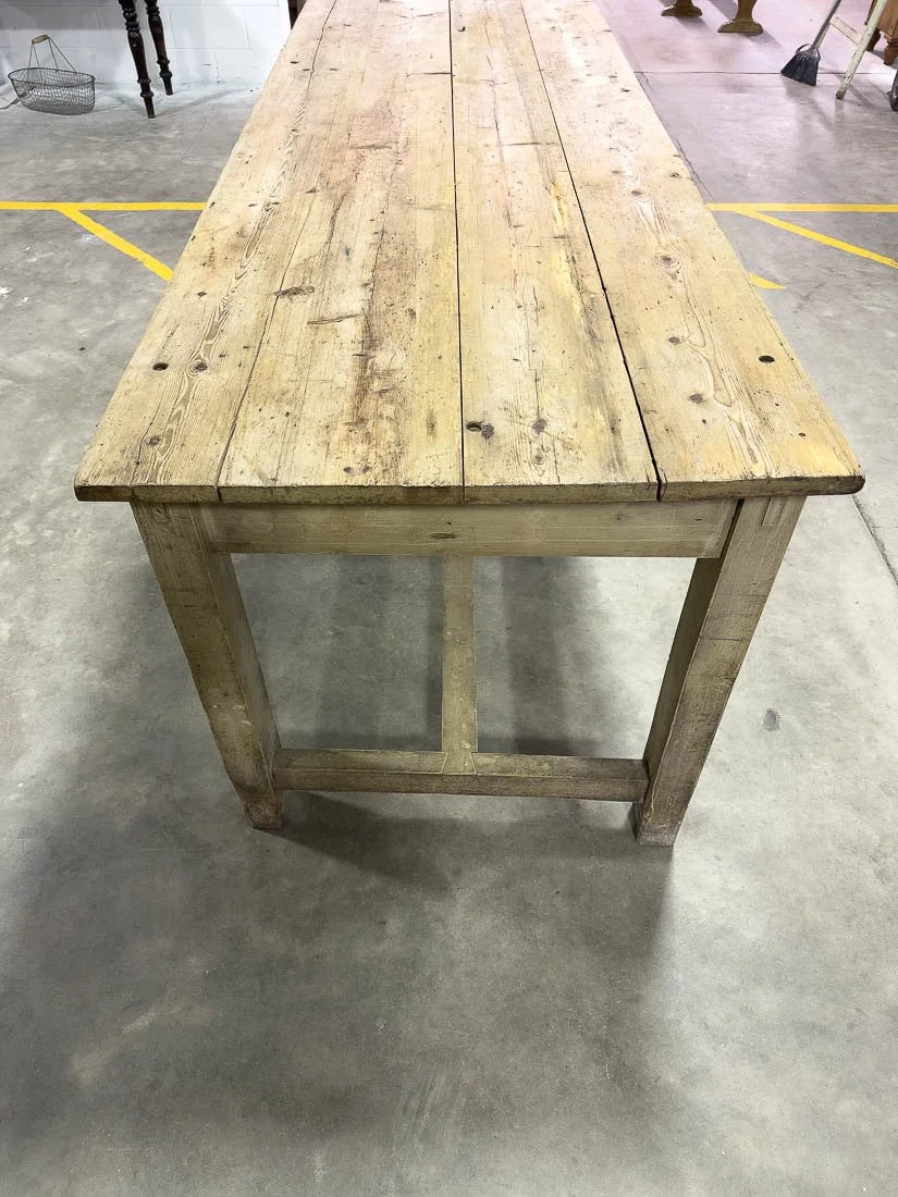 10’ antique kitchen island