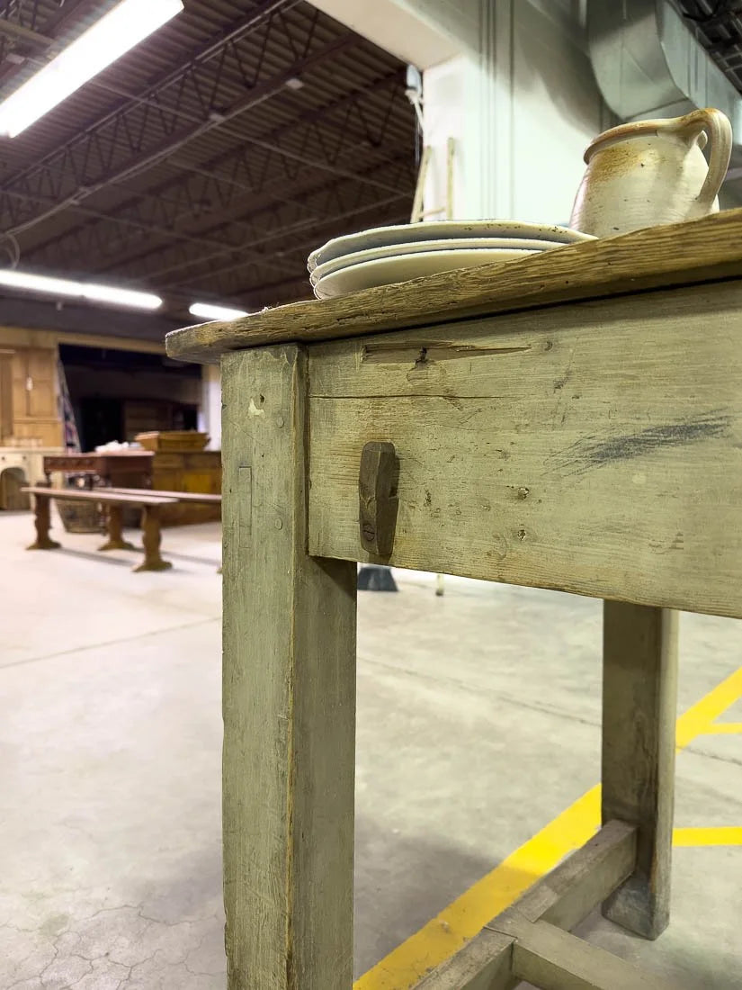 10’ antique kitchen island