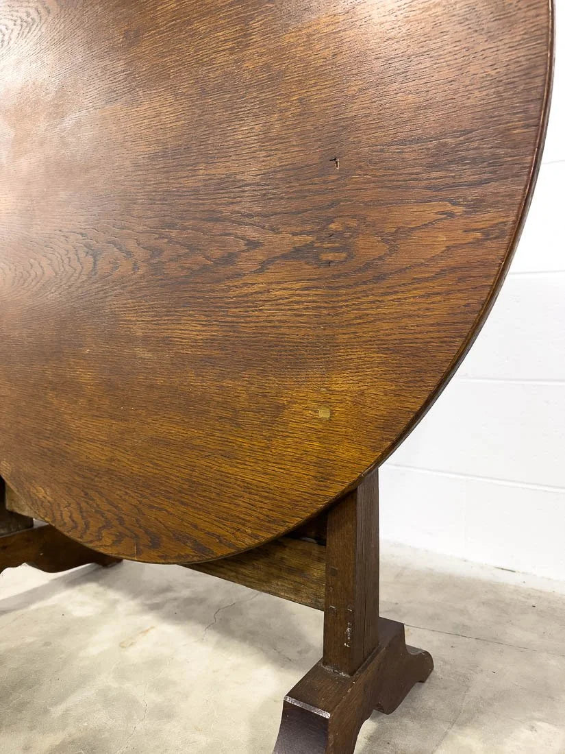 Antique oak orchard table