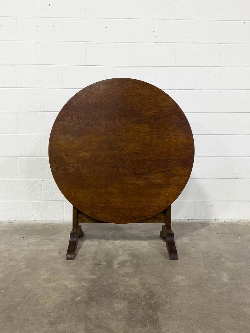 Antique oak orchard table
