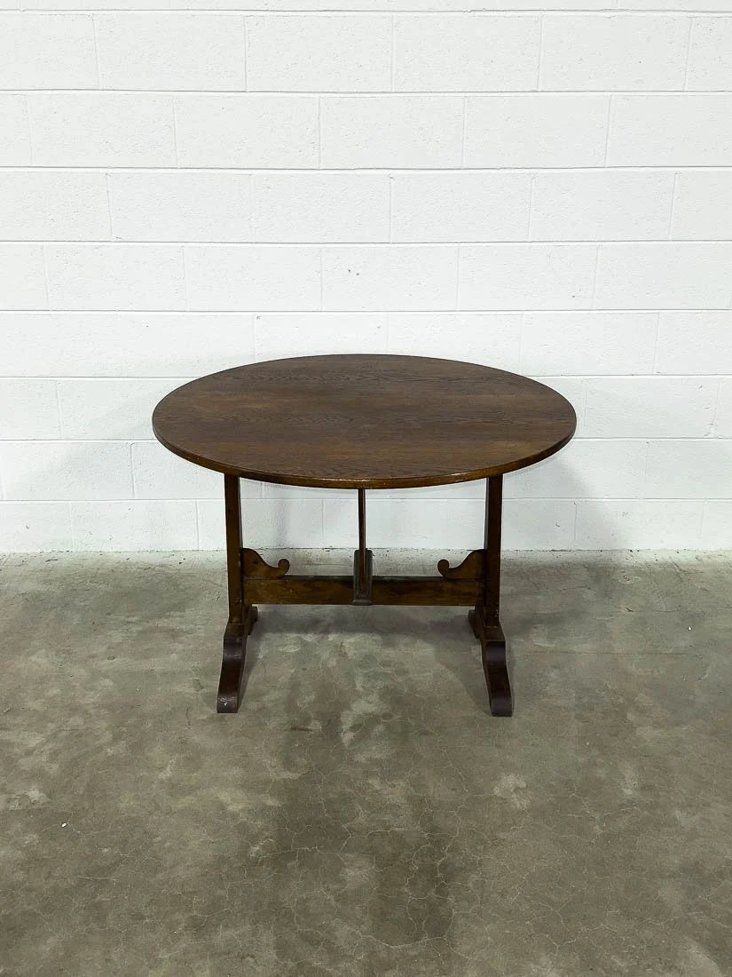 Antique oak orchard table