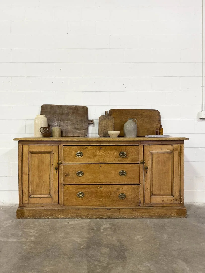 Georgian pine sideboard