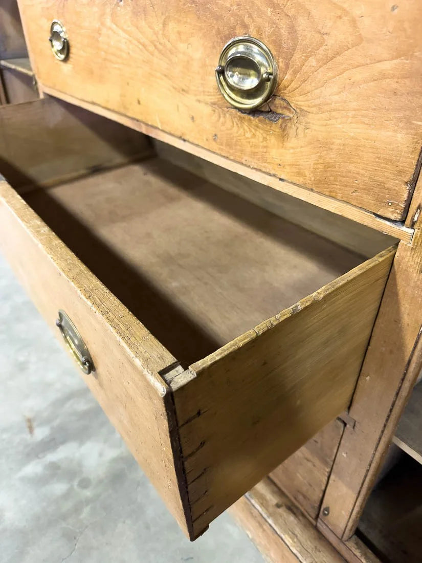 Georgian pine sideboard