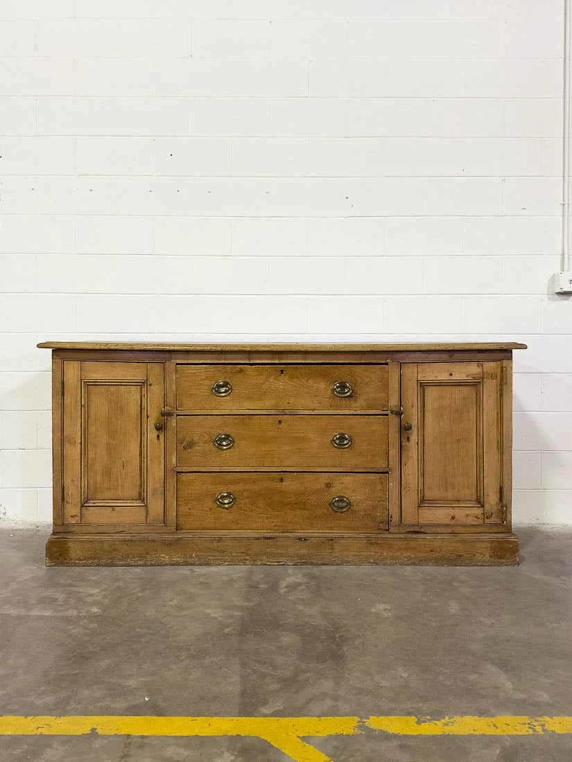Georgian pine sideboard