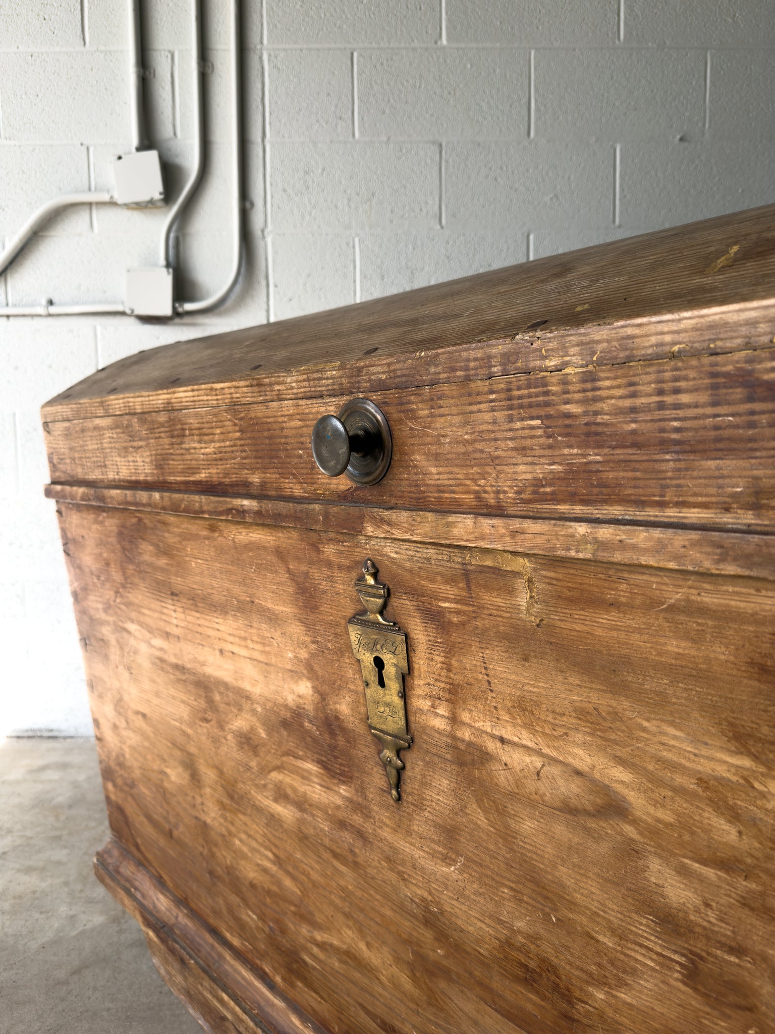 Antique Scottish Pine Trunk