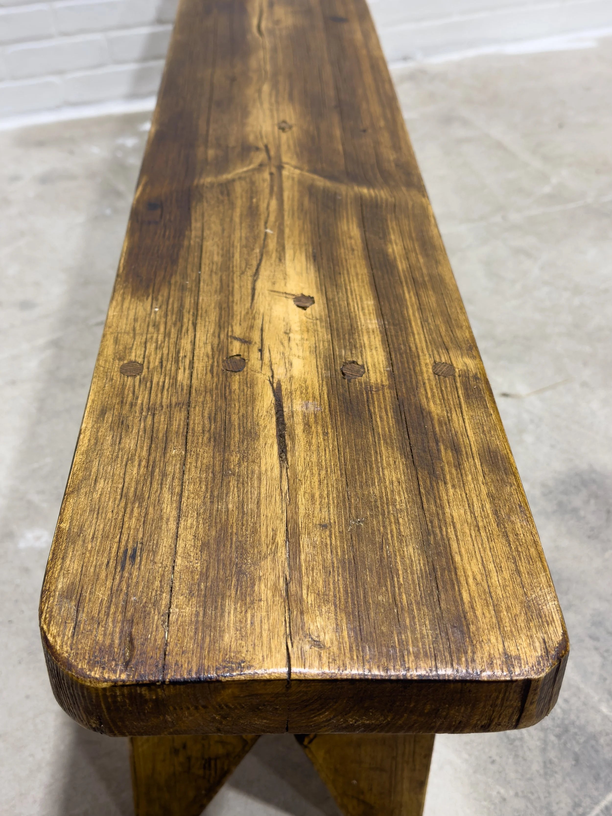 Rustic vintage bench