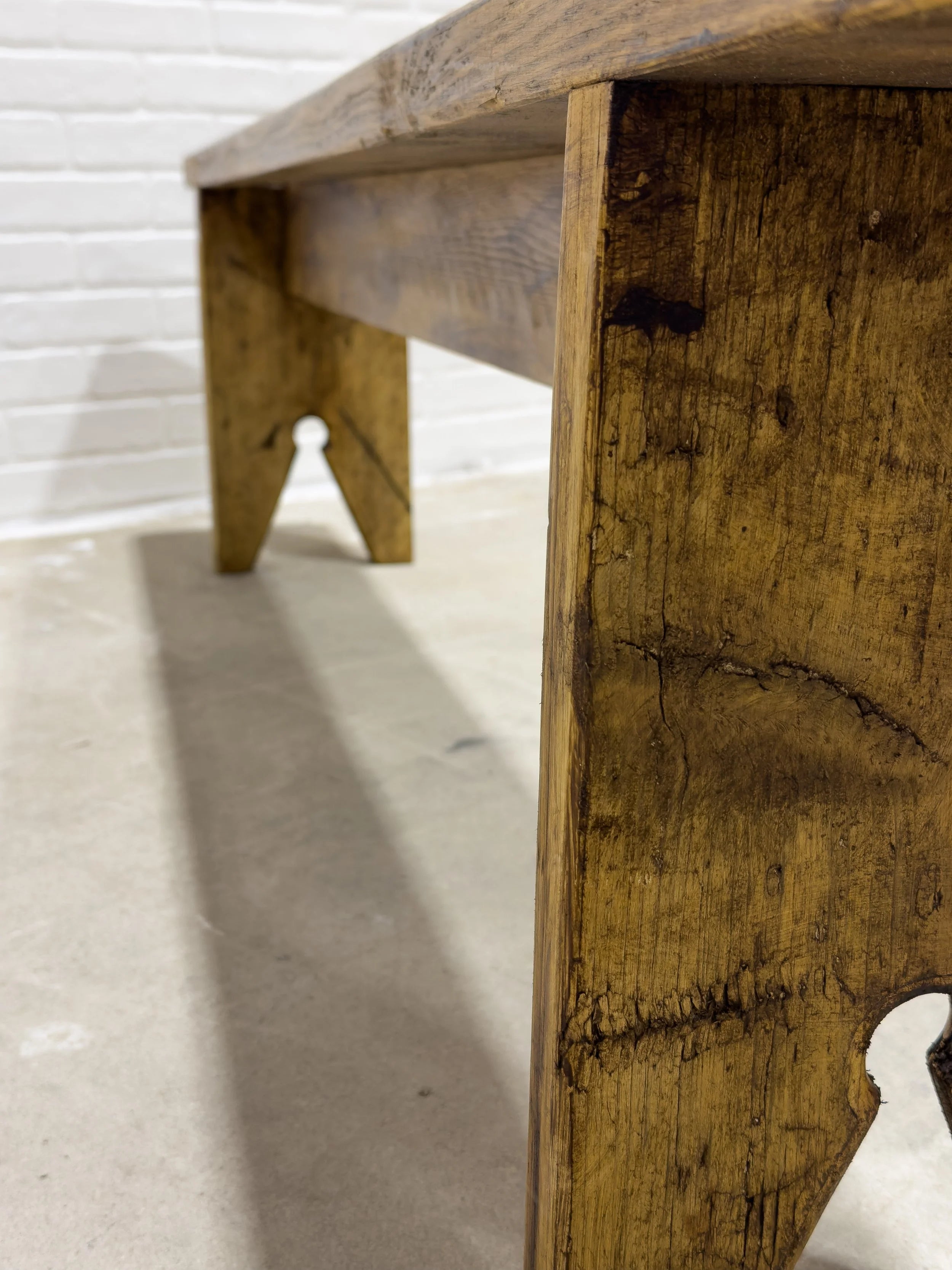 Rustic vintage bench