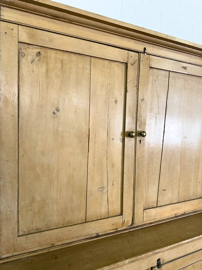 English pine antique larder or country house cupboard