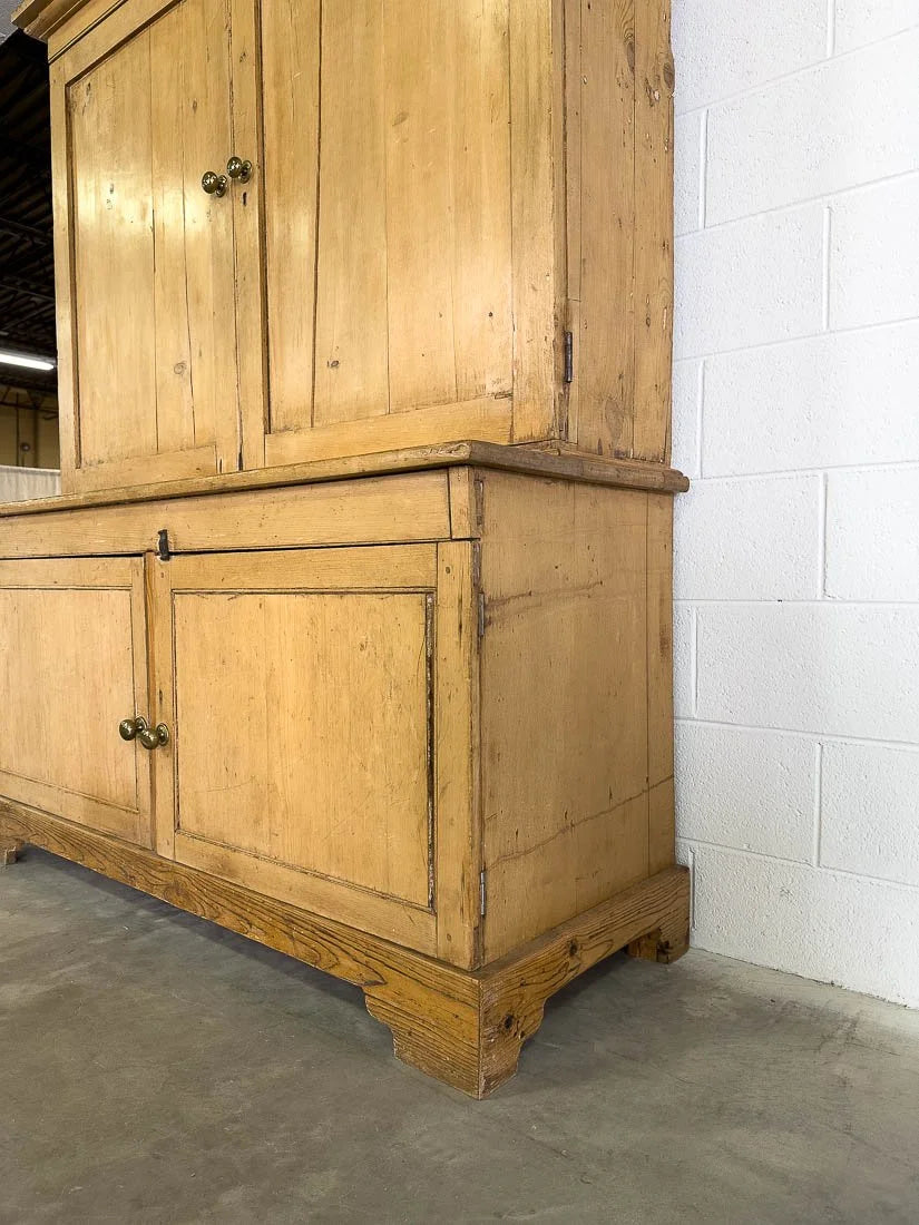 English pine antique larder or country house cupboard