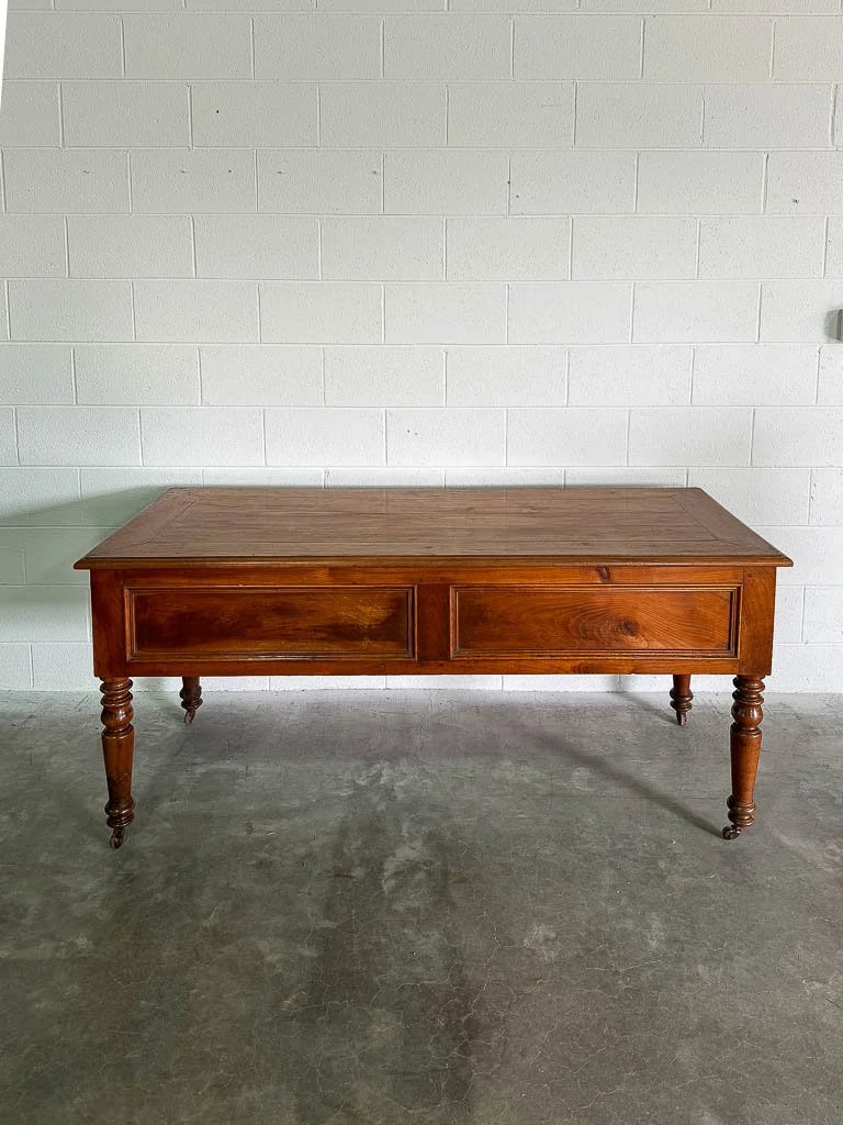Antique cherry wood kitchen prep table