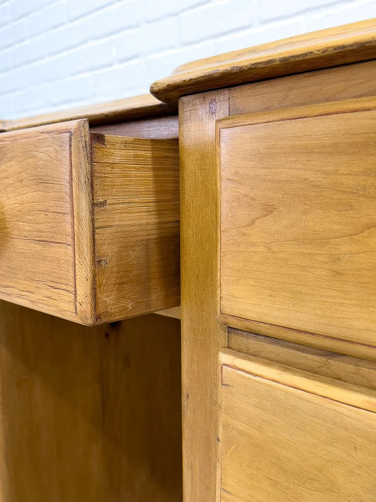 Small English pine sideboard