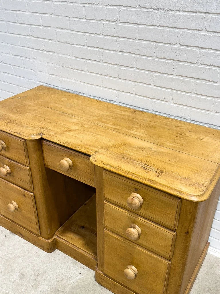 Small English pine sideboard
