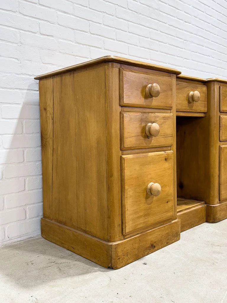 Small English pine sideboard