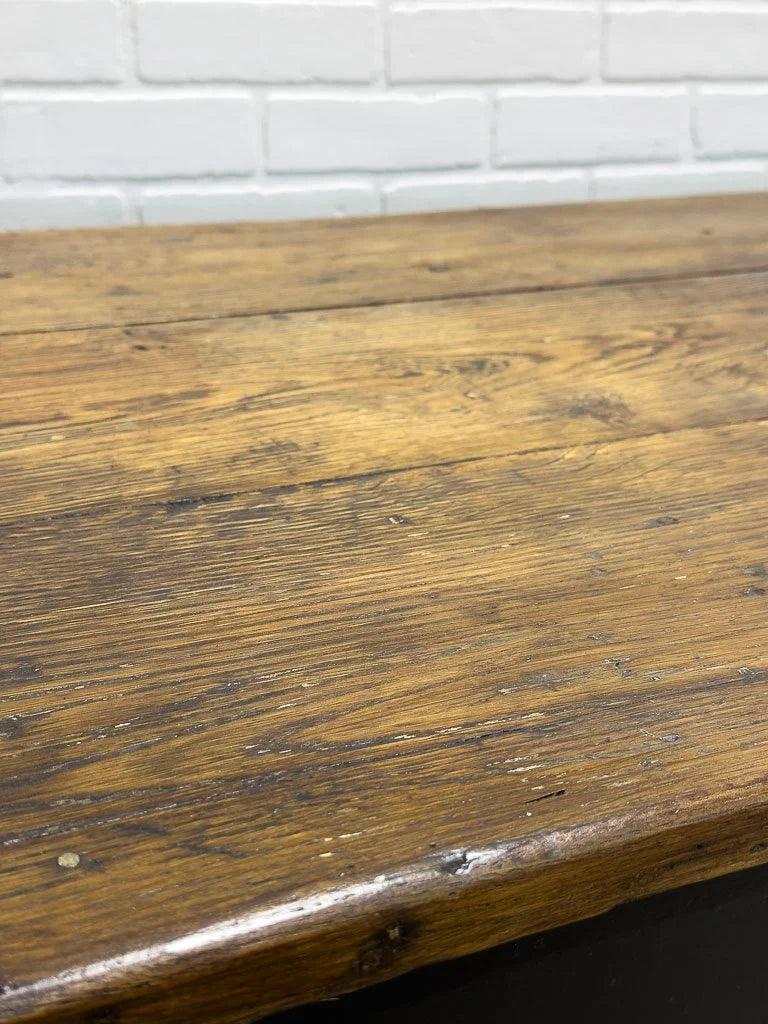Antique French shop counter painted black